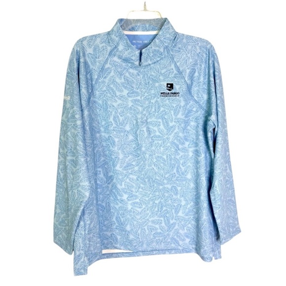 NWT Peter Millar Women's Wells Fargo Golf 50SPF Long Sleeve Shirt Perth Size XL - Picture 1 of 13
